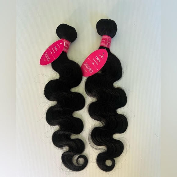 Body Wave Human Hair 24& 26 Inch 10A BrazilianBlack Virgin Human Hair Bund…